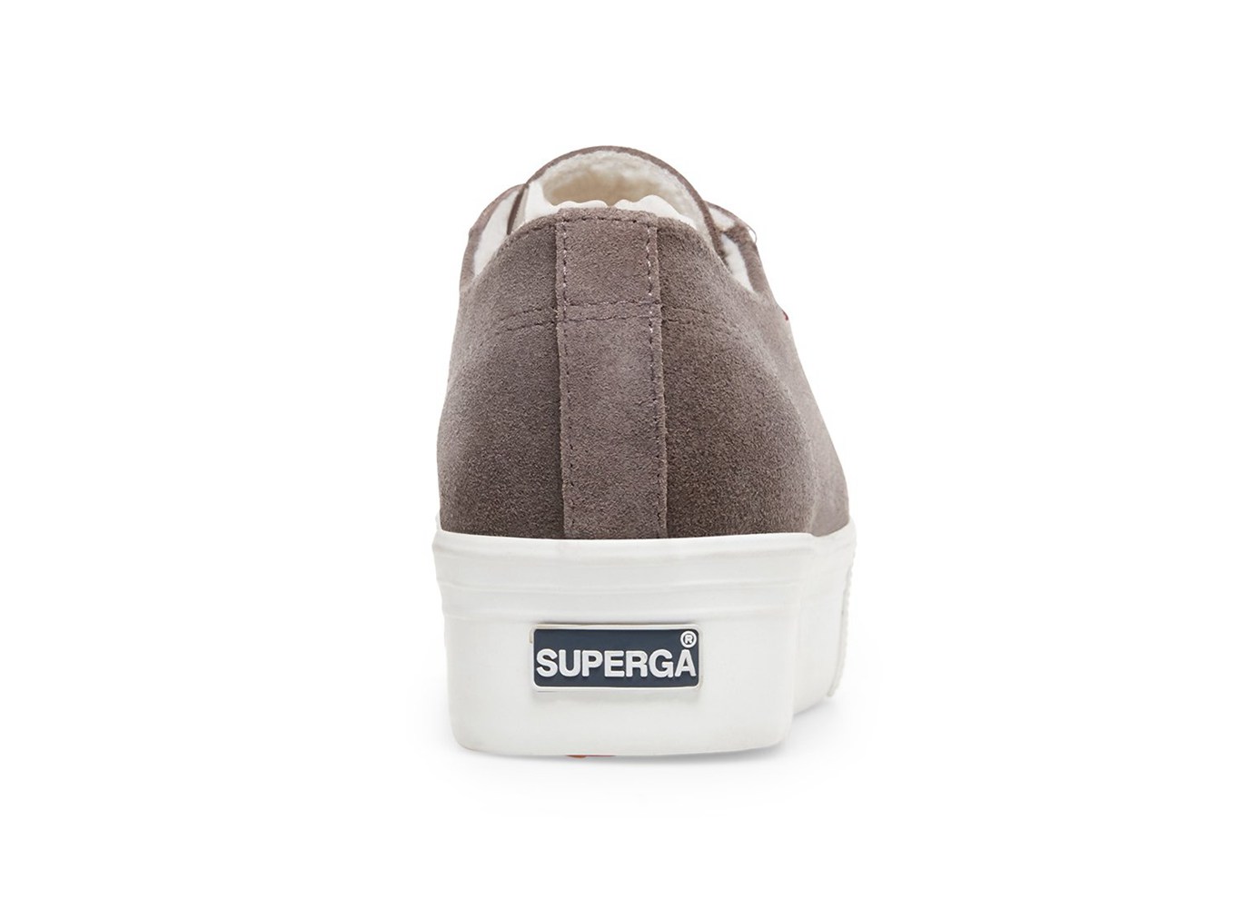 Superga Plataforma Mujer Gris Oscuro - 2790 Suehairyfurw - 123947QSR